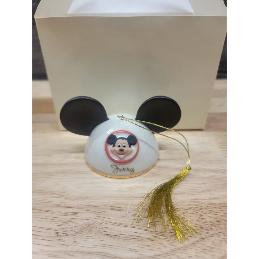 CHRISTMAS LENOX MY OWN  MICKEY MOUSE EARS  ORNAMENT JERRY